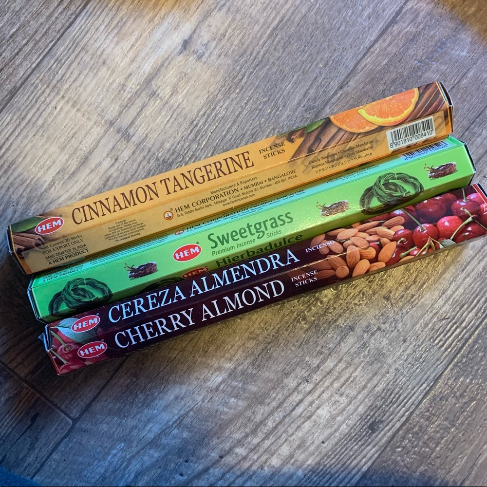 ☀️3 for $24☀️ HEM Incense Sticks- 3 pack